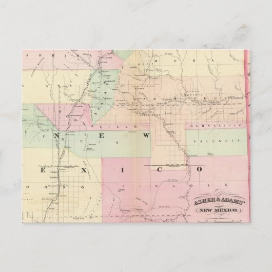 Neues Mexiko Postkarte (Vorderseite)