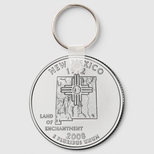 Neues Mexiko Schlüsselanhänger (Vorderseite)
