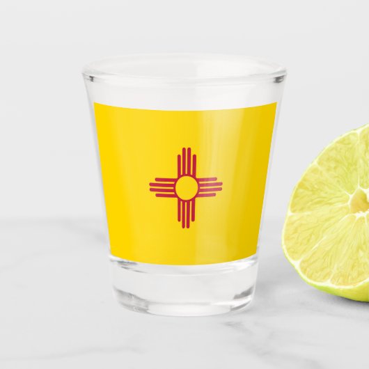 NEUES MEXIKO SCHNAPSGLAS (Vorderseite)