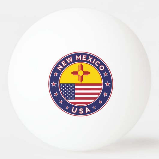 Neues Mexiko Tischtennisball (Vorderseite)