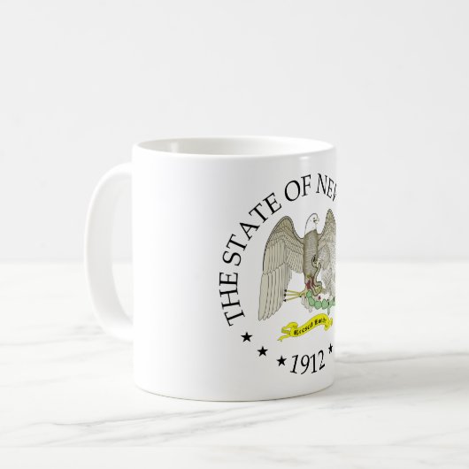 Neues Mexiko-Zeichen Kaffeetasse (Vorderseite Links)