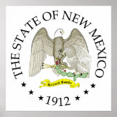 Neues Mexiko-Zeichen Poster (Vorne)