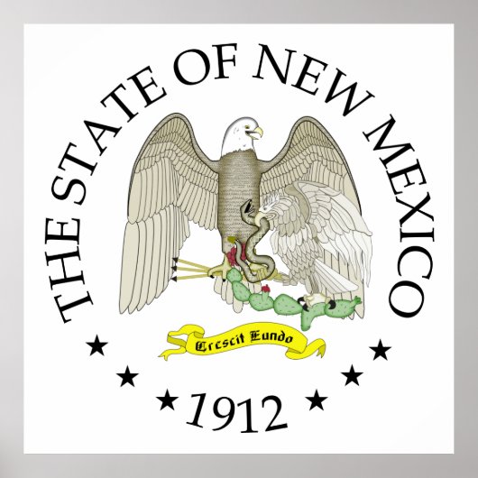 Neues Mexiko-Zeichen Poster (Vorne)
