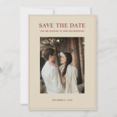 Neues Minimalistisches Foto 2026 Save The Date (Vorderseite)