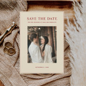 Neues Minimalistisches Foto 2026 Save The Date