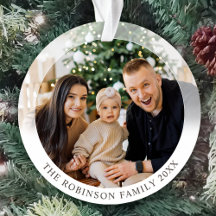 Neues, modernes Doppelseitiges Zwei-Foto-Custom