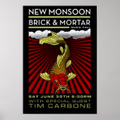 Neues Monsoon Brick & Mortar 2012 Poster (Vorne)