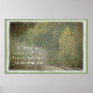 Neues motivierend Poster für den Anfang