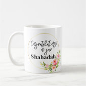 Neues Muslim kehrt Schahadah-Geschenk um Kaffeetasse (Links)