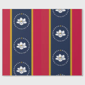 Neues Muster für das Mississippi-Flag 2020 Geschenkpapier (Flach)