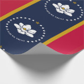 Neues Muster für das Mississippi-Flag 2020 Geschenkpapier (Ecke)