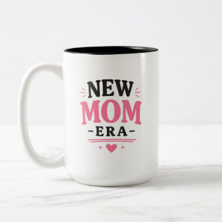 Neues-Mutter-Ära-Tasse Lustiges Geschenk für neue Zweifarbige Tasse