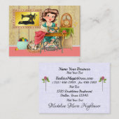 NEUES Nähen / Seamstress / Mode Visitenkarte (Vorne/Hinten)