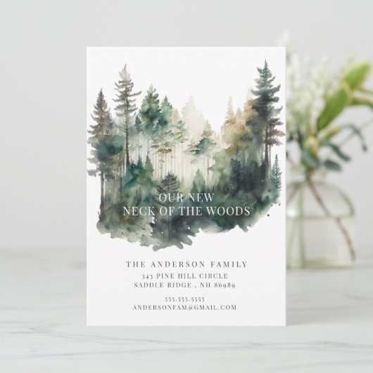 Neues Neck der neuen Woods-Adresse Ankündigung (Stehend Vorderseite)