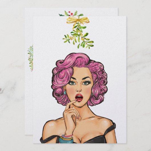 NEUES NEUJAHR ODER FRISCHE EINLADUNG (Vorne/Hinten)