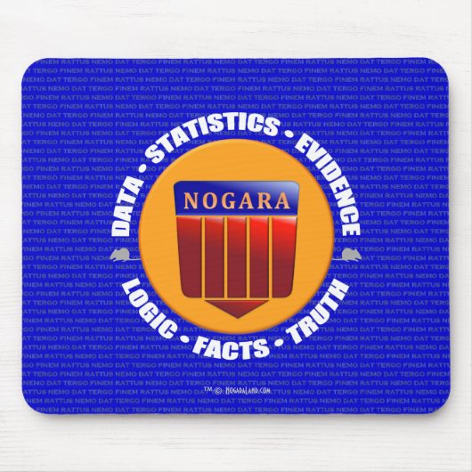 NEUES NOGARA offizielles Siegel-Logo RatPad Mousepad (Vorne)