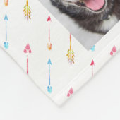 Neues 🐶 oder Baby-Foto 👶 Collage Personalisiert Fleecedecke (Ecke)