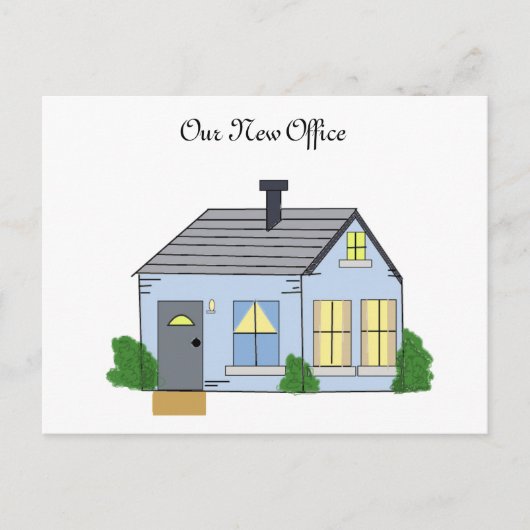 Neues Office-Gebäude Postkarte (Vorderseite)