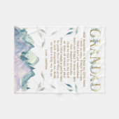 Neues Opa-Gedicht aus Grandchild Fleece Blanket (Vorderseite (Horizontal))