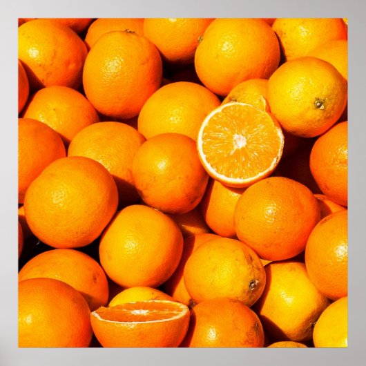 Neues Orangenposter/Print Poster (Vorne)