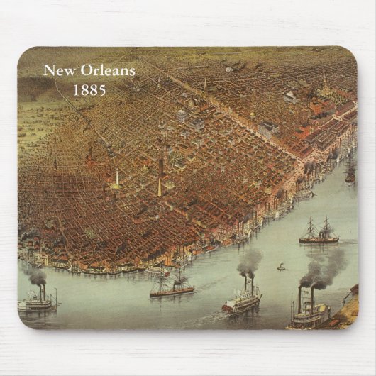 Neues Orleans1885 Mousepad (Vorne)