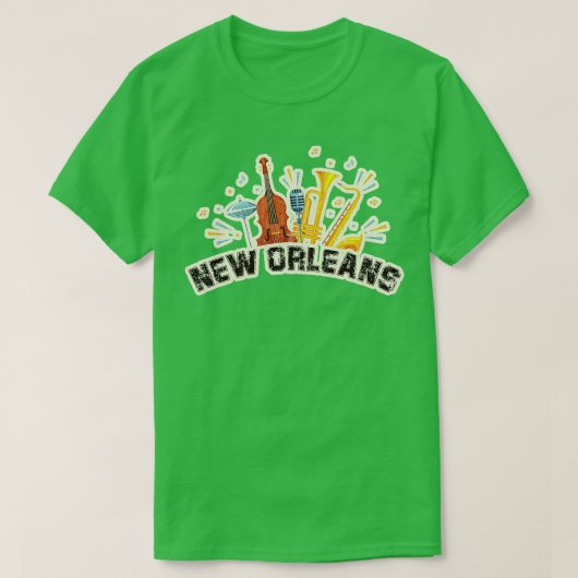 NEUES ORLEANS-Hemd - 1 T-Shirt (Design vorne)