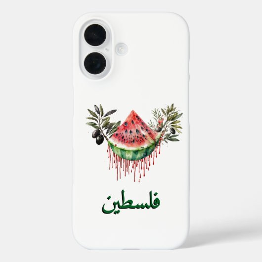 Neues palästinensisches Cover-Wassermelone-Design Case-Mate iPhone Hülle (Rückseite)