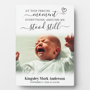 Neues Parent Baby Foto Fotoplatte