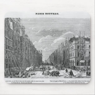 Neues Paris, Ansicht eines Teils von Rivoli Straß Mousepad