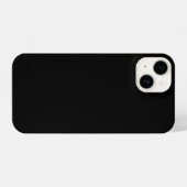 Neues personalisiertes Text-Logo iPhone 14 Hülle (Rückseite (Horizontal))