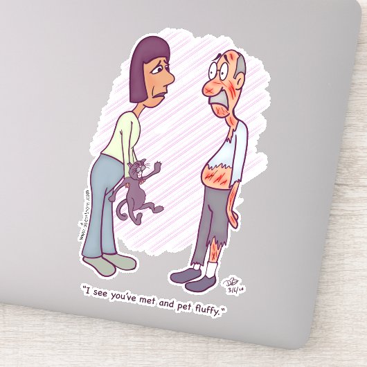 Neues Pet-Aufkleber Aufkleber (Detail)