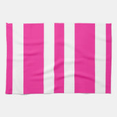 Neues Pink-u. Weiß-Streifen-Geschirrtuch-Geschenk Handtuch (Horizontal)