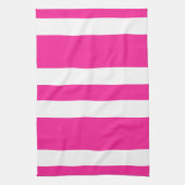 Neues Pink-u. Weiß-Streifen-Geschirrtuch-Geschenk Handtuch (Vertikal)