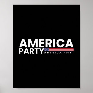Neues politisches Party Amerika Party 25 Männer Fr Poster