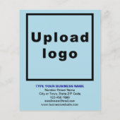 Neues Produkt oder Service Light Blue Flyer (Hinten)