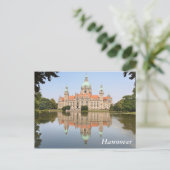 Neues Rathaus in Hannover Postkarte (Stehend Vorderseite)
