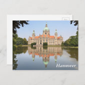 Neues Rathaus in Hannover Postkarte (Vorne/Hinten)