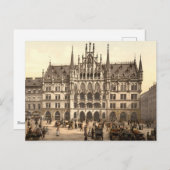 Neues Rathaus in München Postkarte (Vorne/Hinten)