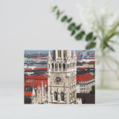 Neues Rathaus, Münchner Postkarte (Stehend Vorderseite)