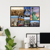 neues Reiseplakat für die Stadt Poster (Heimbüro)