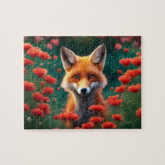 Neues reizendes Fox-Puzzle 8x10 Puzzle (Horizontal)