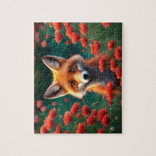 Neues reizendes Fox-Puzzle 8x10 Puzzle (Vertikal)