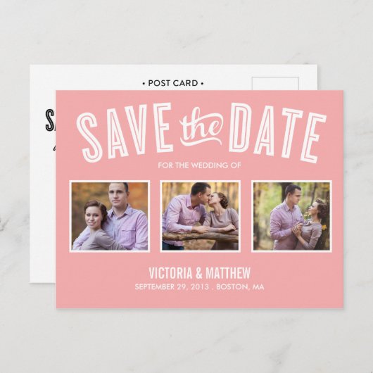 NEUES RETRO | Ankündigung Datum freihalten (Vorne/Hinten)