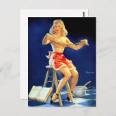 Neues Rezept-Button Postkarte (Vorne/Hinten)