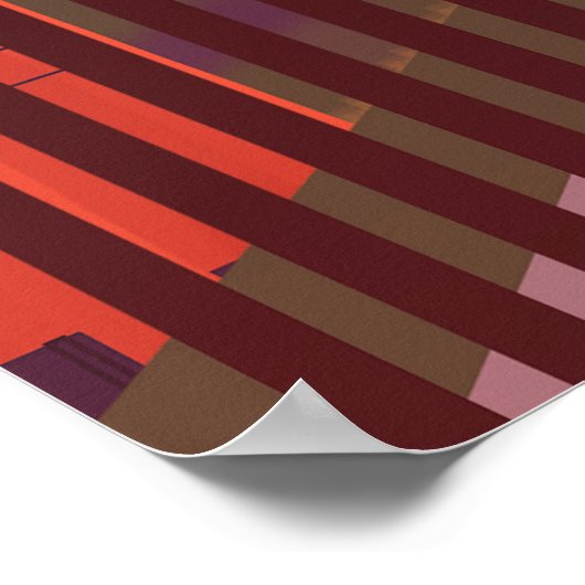 Neues robustes Reiseplakat Poster (Ecke)