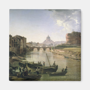 Neues Rom mit Castel Sant'Angelo Magnet