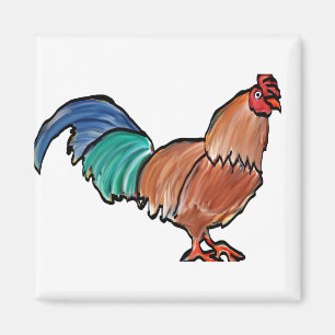 Neues Rooster Magnet