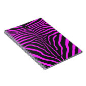Neues rosa Schwarz Zebra Print-Zubehör - anpassen Notizblock (Rechte Seite)