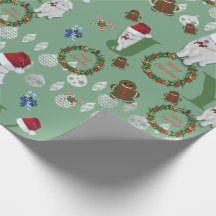 Neues Samoyed Holiday Wrapping Paper