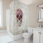 Neues Schädel-Licht Duschvorhang (Beispiel)